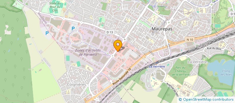 localisation de l'entreprise PARIS OUEST APPROVISIONNEMENT à COIGNIERES