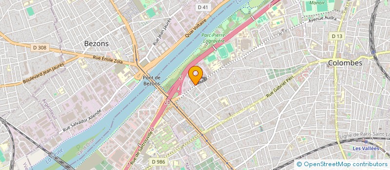 localisation de l'entreprise PARIS PAGODE à COLOMBES