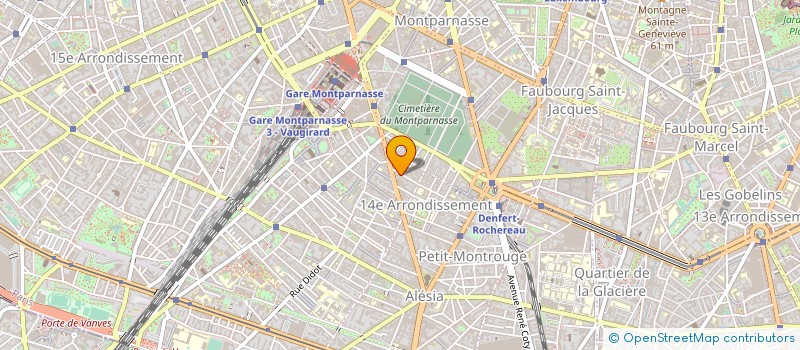 localisation de l'entreprise PARIS PALMES OLYMPIQUE  PARIS