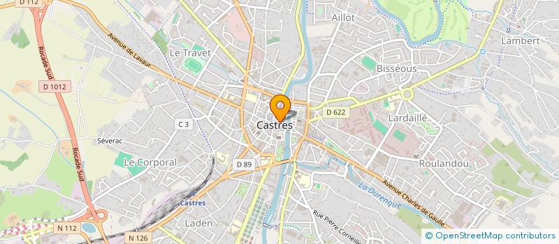 localisation de l'entreprise PARIS PARFUMS à CASTRES