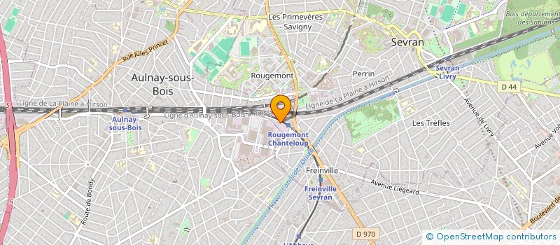 localisation de l'entreprise PARIS PAVAGE BTP à SEVRAN