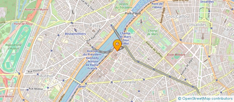 localisation de l'entreprise PARIS PAYSAGE à PARIS