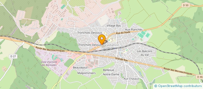 localisation de l'entreprise PARIS-PEKIN  VALDAHON