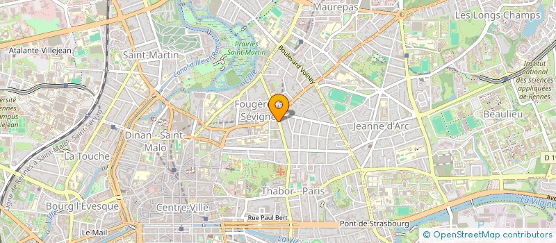 localisation de l'entreprise PARIS PIERRE REPUBLIQUE  RENNES