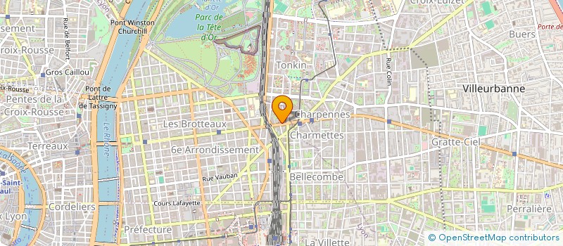 localisation de l'entreprise PARIS PIZZA à LYON