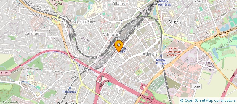 localisation de l'entreprise PARIS POLE FORMATION EXAMEN  MASSY