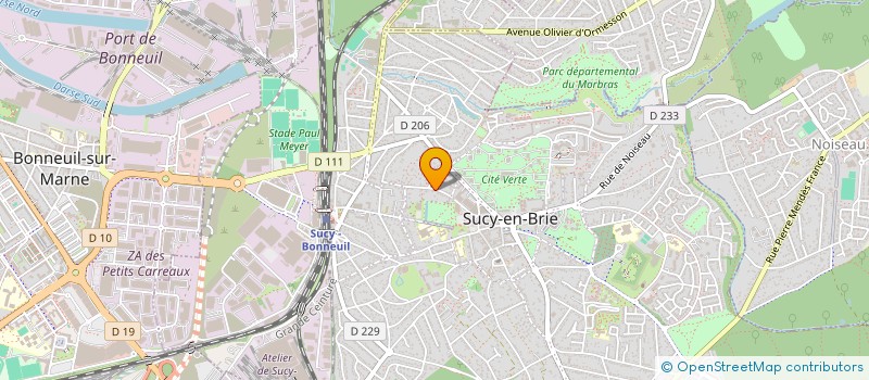 localisation de l'entreprise PARIS POSE à SUCY-EN-BRIE