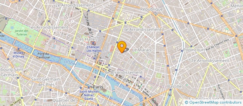 localisation de l'entreprise PARIS PRAIA  PARIS