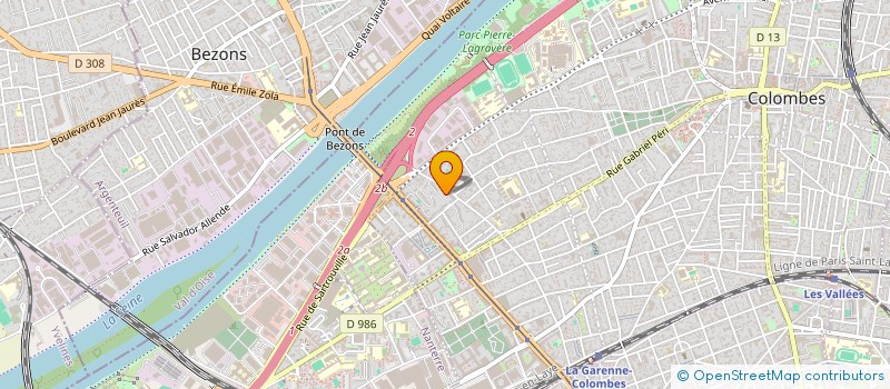 localisation de l'entreprise PARIS PREMIUM LIMO à COLOMBES