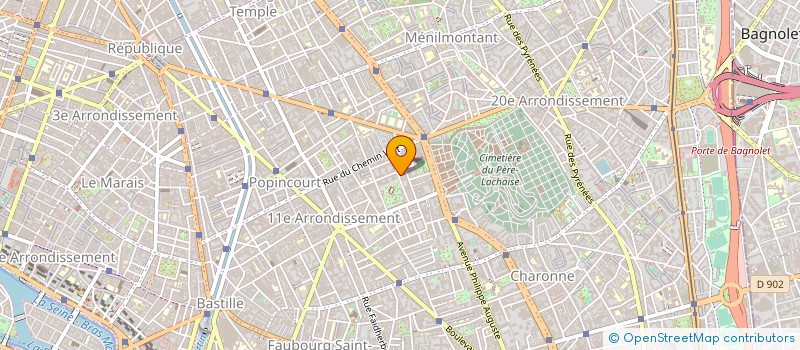 localisation de l'entreprise PARIS PREPAS CENTRE DE FORMATION ET PREPARATION AUX CONCOURS MEDICAUX ET PARAMEDICAUX  PARIS