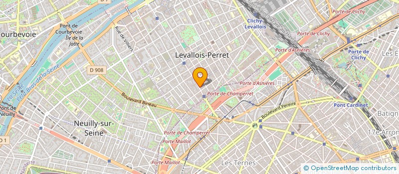 localisation de l'entreprise PARIS PRESS à LEVALLOIS-PERRET