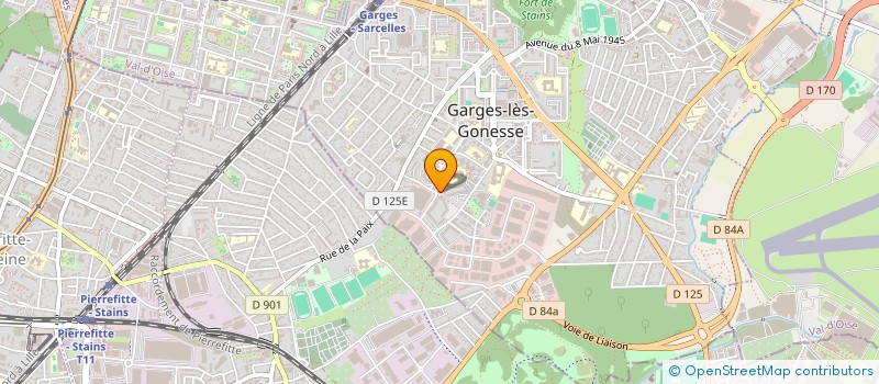 localisation de l'entreprise PARIS PRESSING à GARGES-LES-GONESSE