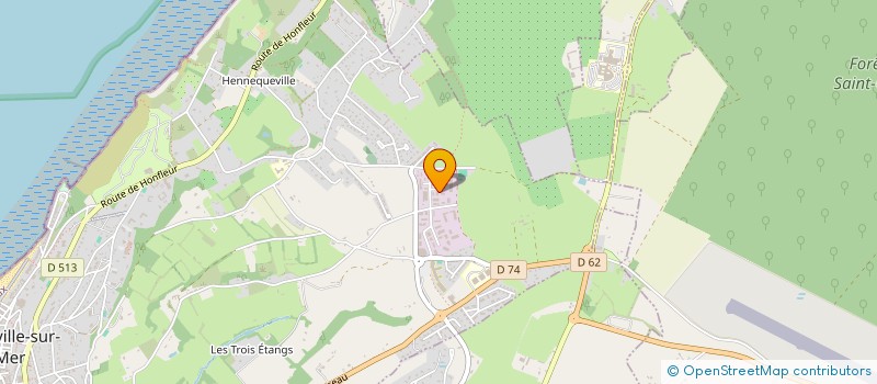 localisation de l'entreprise PARIS PRESSING BLANCHISSERIE à TROUVILLE-SUR-MER