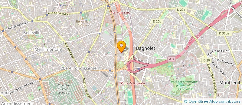 localisation de l'entreprise PARIS PRESTIGE  PARIS