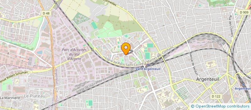 localisation de l'entreprise PARIS PRESTIGE  ARGENTEUIL