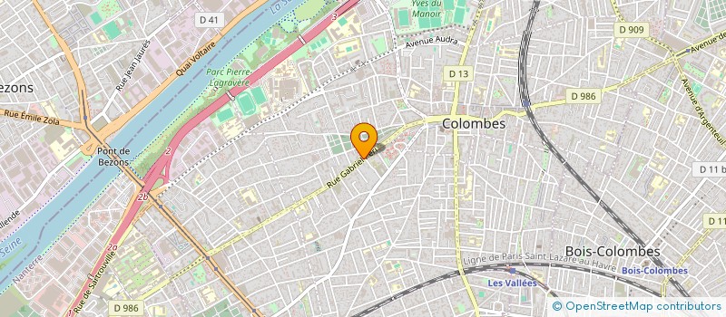 localisation de l'entreprise PARIS PRESTIGE DRIVER à COLOMBES