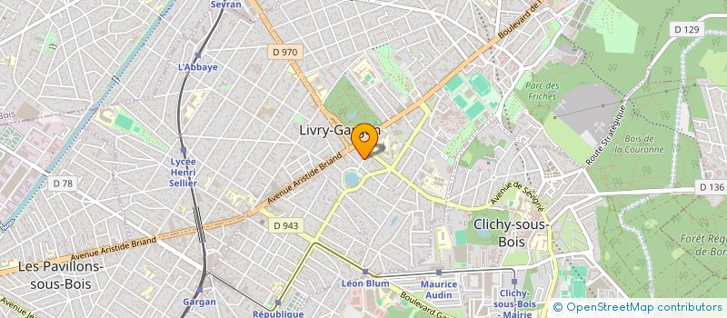 localisation de l'entreprise PARIS PRINT à LIVRY-GARGAN