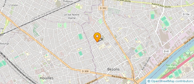 localisation de l'entreprise PARIS PRIVATE DRIVER  BEZONS