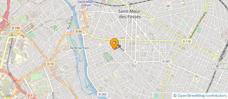 localisation de l'entreprise PARIS PRO AUTO NEGOCE à SAINT-MAUR-DES-FOSSES