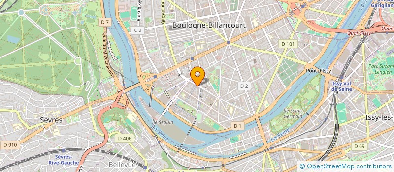 localisation de l'entreprise PARIS PRO - NETTOYAGE LOCAUX  BOULOGNE-BILLANCOURT