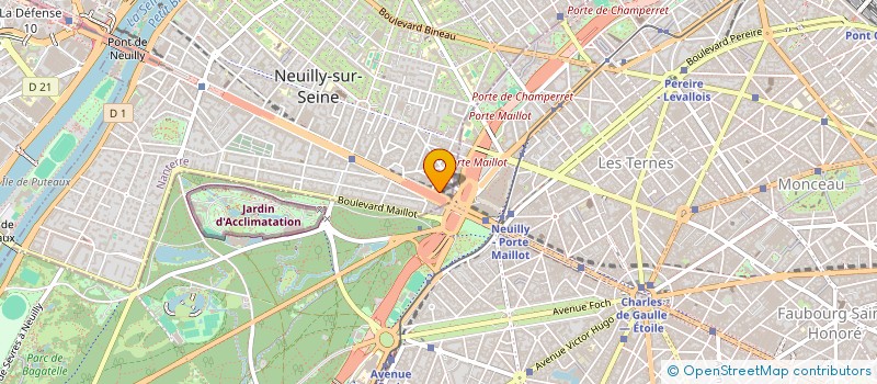 localisation de l'entreprise PARIS PROTECTION SERVICE à NEUILLY-SUR-SEINE