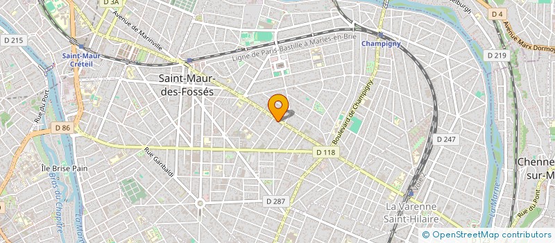 localisation de l'entreprise PARIS PSYCH&ROCK à SAINT-MAUR-DES-FOSSES