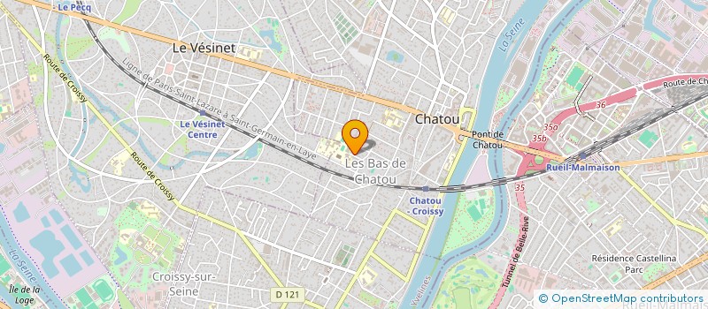localisation de l'entreprise PARIS PYRENEES ULM 2P à CHATOU