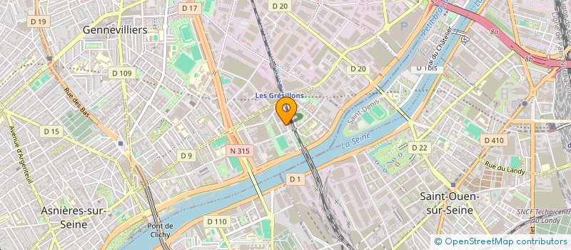 localisation de l'entreprise PARIS QUALITY SERVICES  ASNIERES-SUR-SEINE