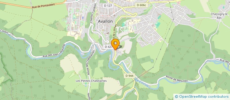 localisation de l'entreprise PARIS RAUDOT à AVALLON