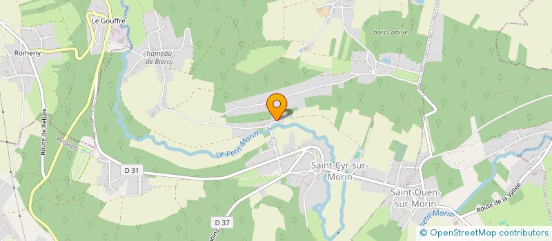 localisation de l'entreprise PARIS-RENOV  SAINT-CYR-SUR-MORIN