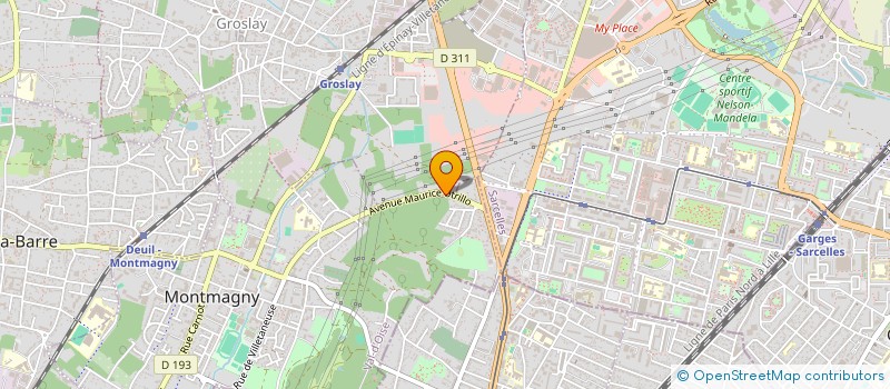 localisation de l'entreprise PARIS RENOVATION  GROSLAY