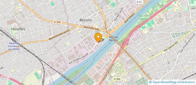 localisation de l'entreprise PARIS RENOVATION à BEZONS