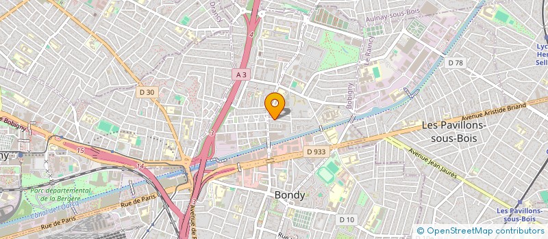 localisation de l'entreprise PARIS RENOVATION à BONDY