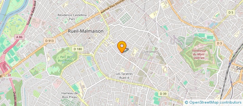 localisation de l'entreprise PARIS RENOVATION à RUEIL-MALMAISON