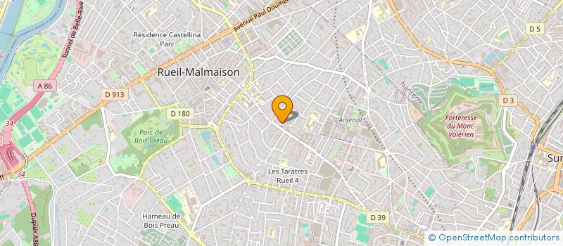 localisation de l'entreprise PARIS RENOVATION ET CONCEPTION à RUEIL-MALMAISON