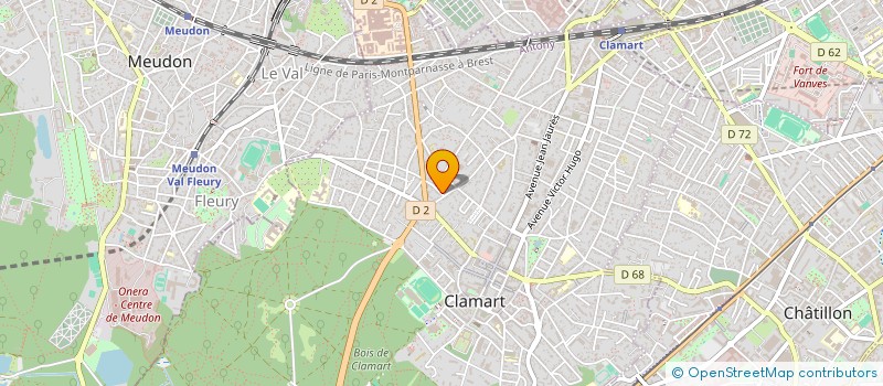 localisation de l'entreprise PARIS RIDER à CLAMART