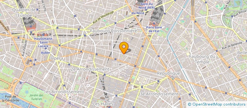 localisation de l'entreprise PARIS ROME  PARIS