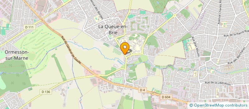 localisation de l'entreprise PARIS ROSE  LA QUEUE-EN-BRIE