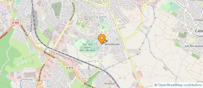 localisation de l'entreprise PARIS ROUSSILLON IMMOBILIER  PERPIGNAN