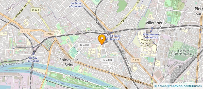 localisation de l'entreprise PARIS ROYAL SERVICES à EPINAY-SUR-SEINE