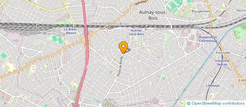 localisation de l'entreprise PARIS RT CONSEIL à AULNAY-SOUS-BOIS