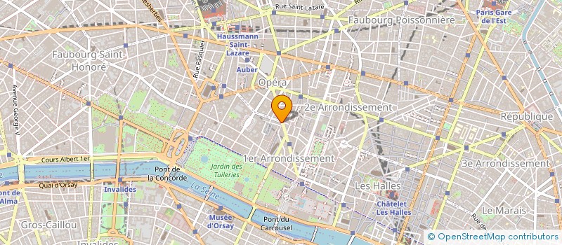localisation de l'entreprise PARIS SACLAS GESTION à PARIS