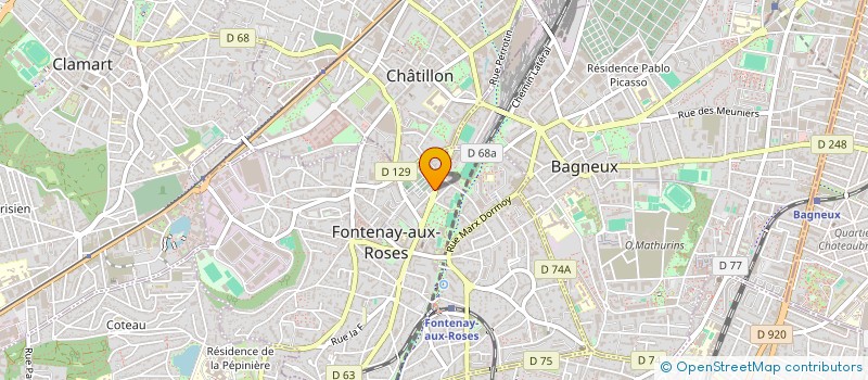 localisation de l'entreprise PARIS SAEM TOURS SAS à FONTENAY-AUX-ROSES