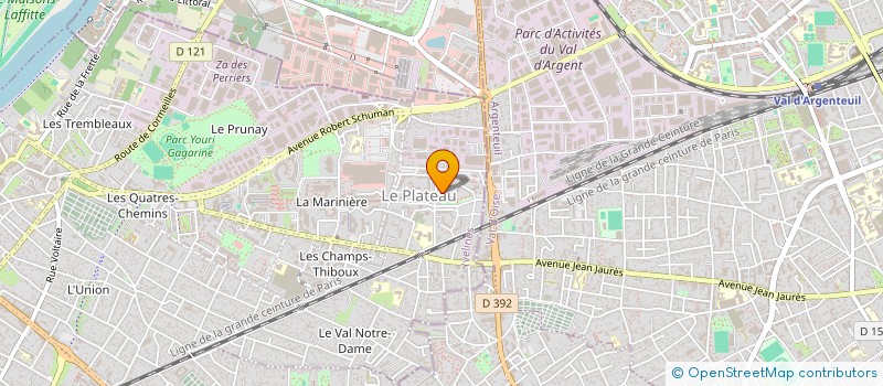 localisation de l'entreprise PARIS SAFE DRIVE  SARTROUVILLE