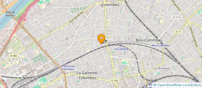 localisation de l'entreprise PARIS-SAILLY à COLOMBES
