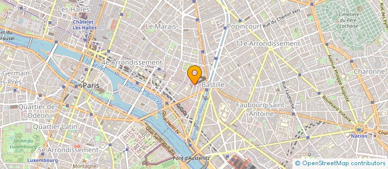 localisation de l'entreprise PARIS SAINT ANTOINE O'CD  PARIS