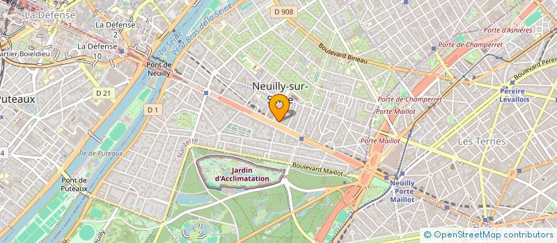 localisation de l'entreprise PARIS SAINT-DENIS à NEUILLY-SUR-SEINE