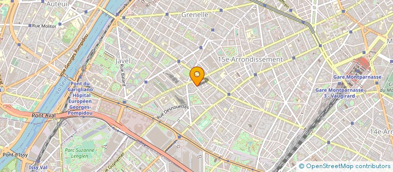 localisation de l'entreprise PARIS SAINT LAMBERT à PARIS