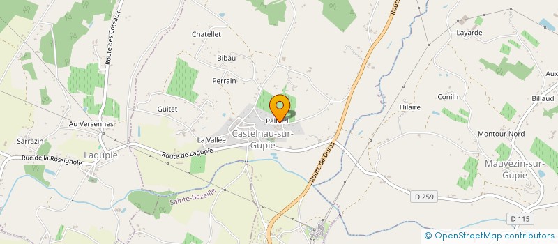 localisation de l'entreprise PARIS SE QUEMA  CASTELNAU-SUR-GUPIE