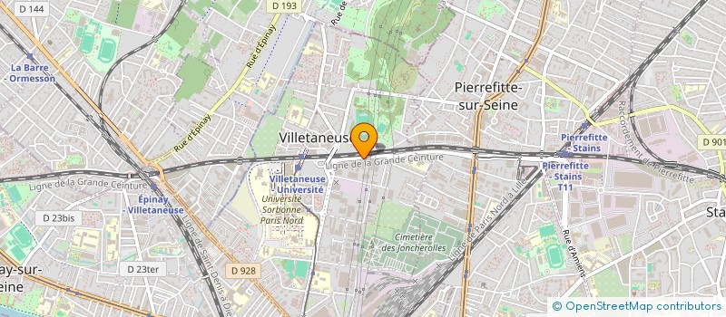localisation de l'entreprise PARIS SEMI REMORQUE à VILLETANEUSE